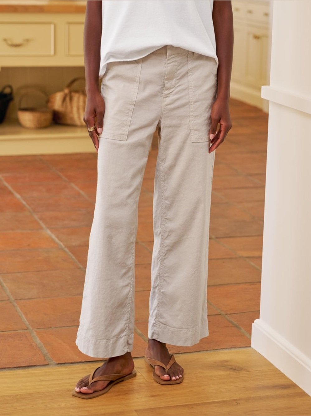 Frank & Eileen WEXFORD Patch Pocket Linen- Size 10